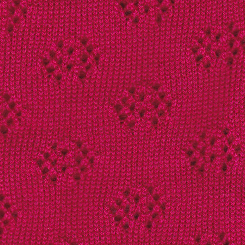 Pink lacy knit merino fingerless gloves