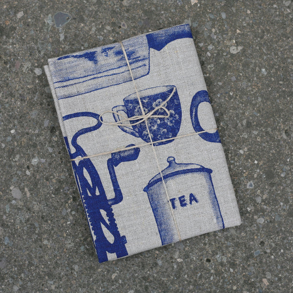 Ink Olveston linen tea towel